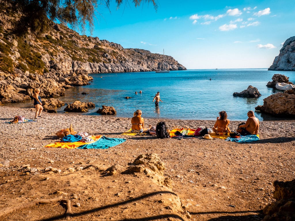 Anthony Quinn Bay Rhodes beach