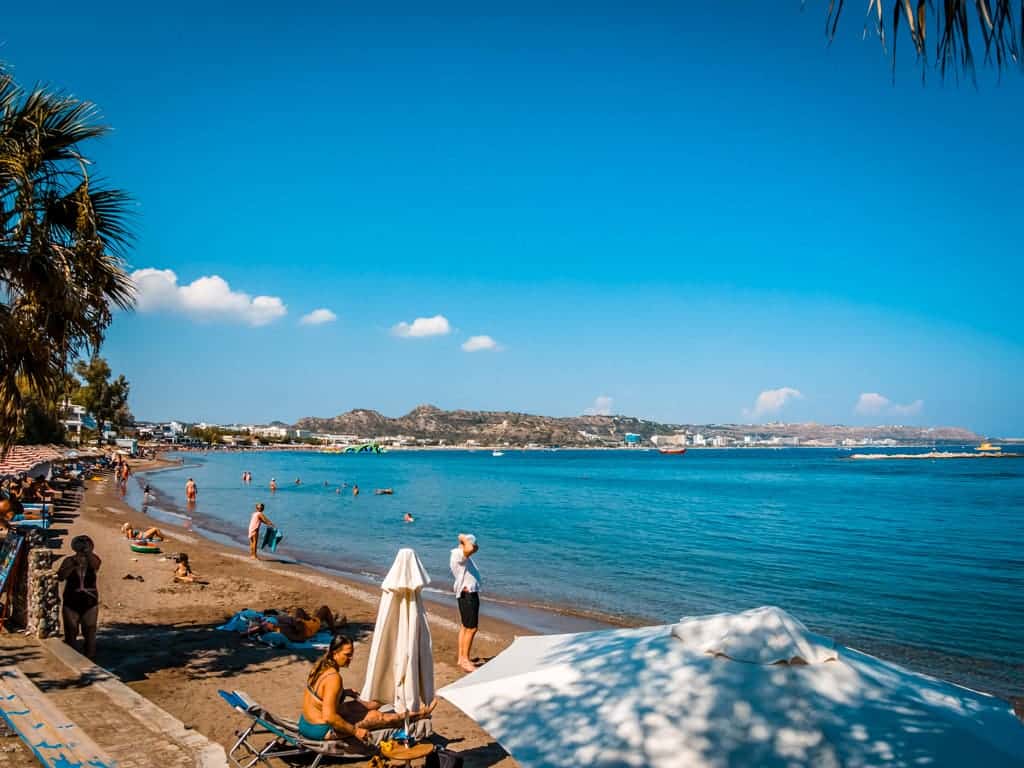 Faliraki Rhodes Beach