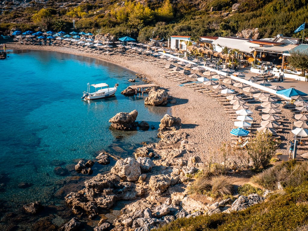 Ladiko Bay Faliraki Beach