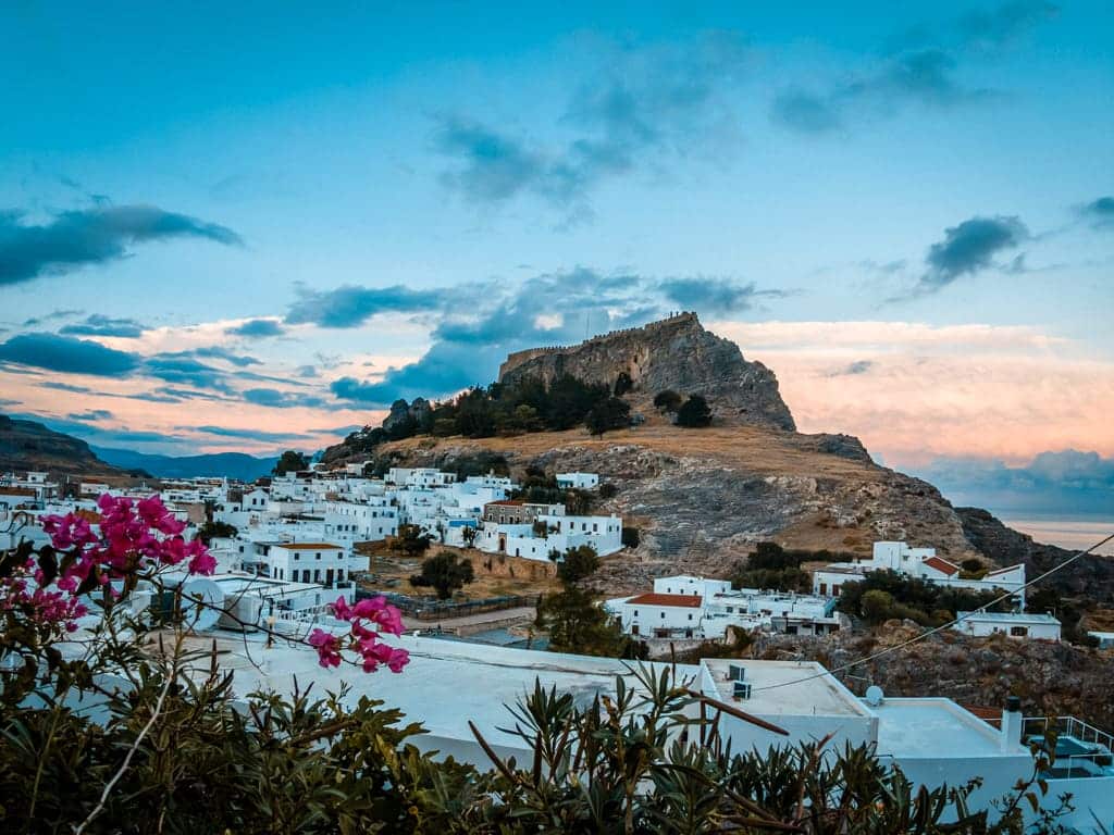 Lindos Rhodes in October