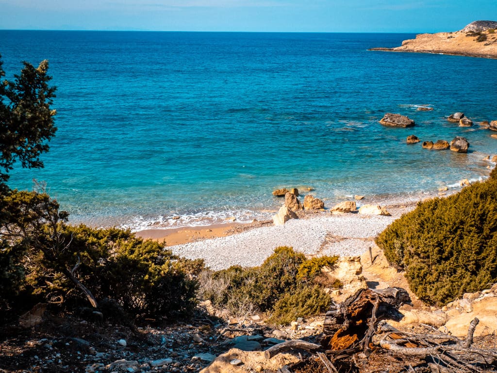 Alyki Beach Rhodes near Monolithos