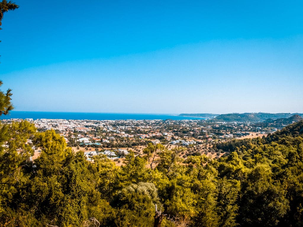 Ialysos Rhodes aerial view