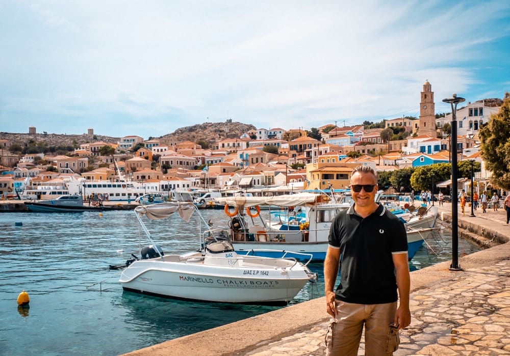 Chalki Island Harbourfront Rhodes Dirk