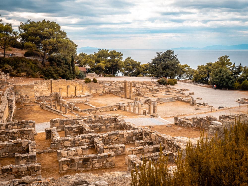 Ancient Kamiros Archaeological site Rhodes