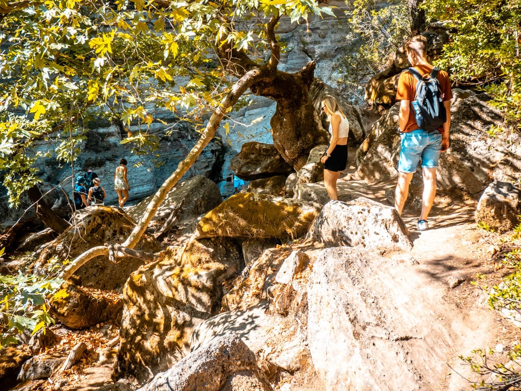 Epta Piges 7 Springs Rhodes Hiking Trail