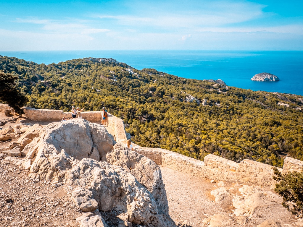 Monolithos panoramic views
