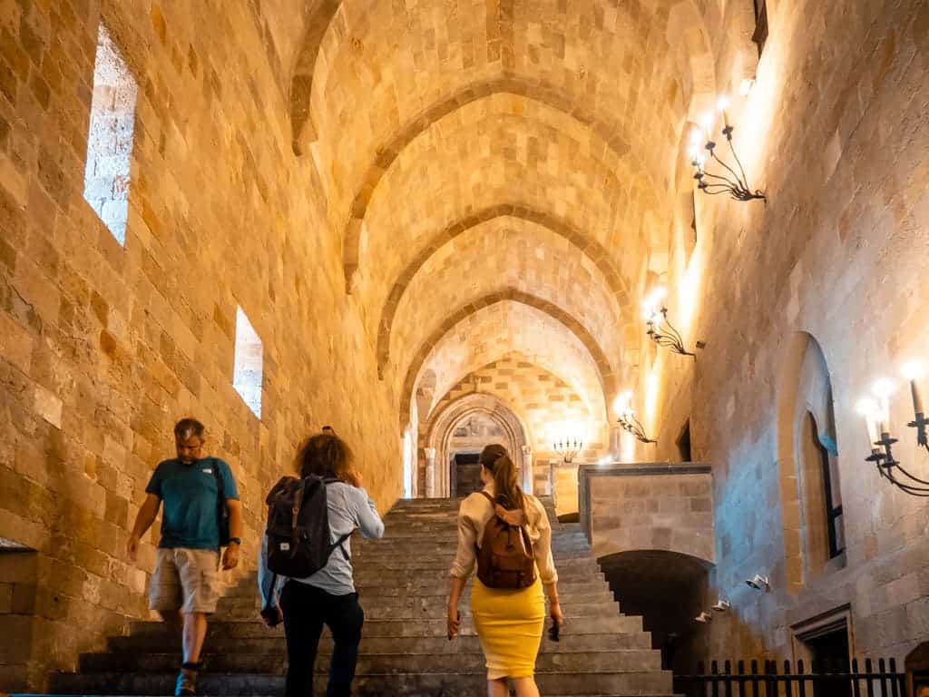 Palace of the Grandmaster Rhodes Inside