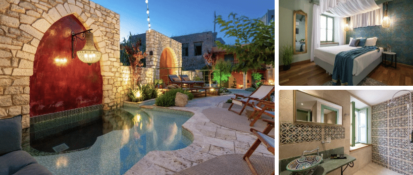 Sperveri Boutique Hotel Rhodes Town pool and rooms