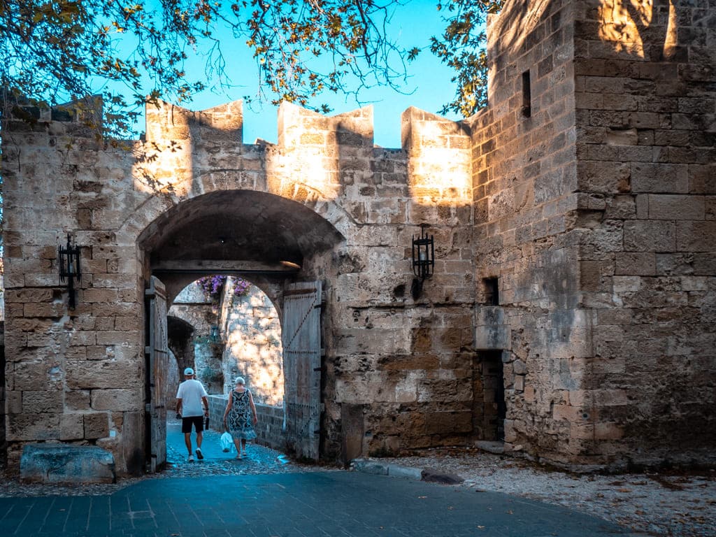 city gates Rhodes Town