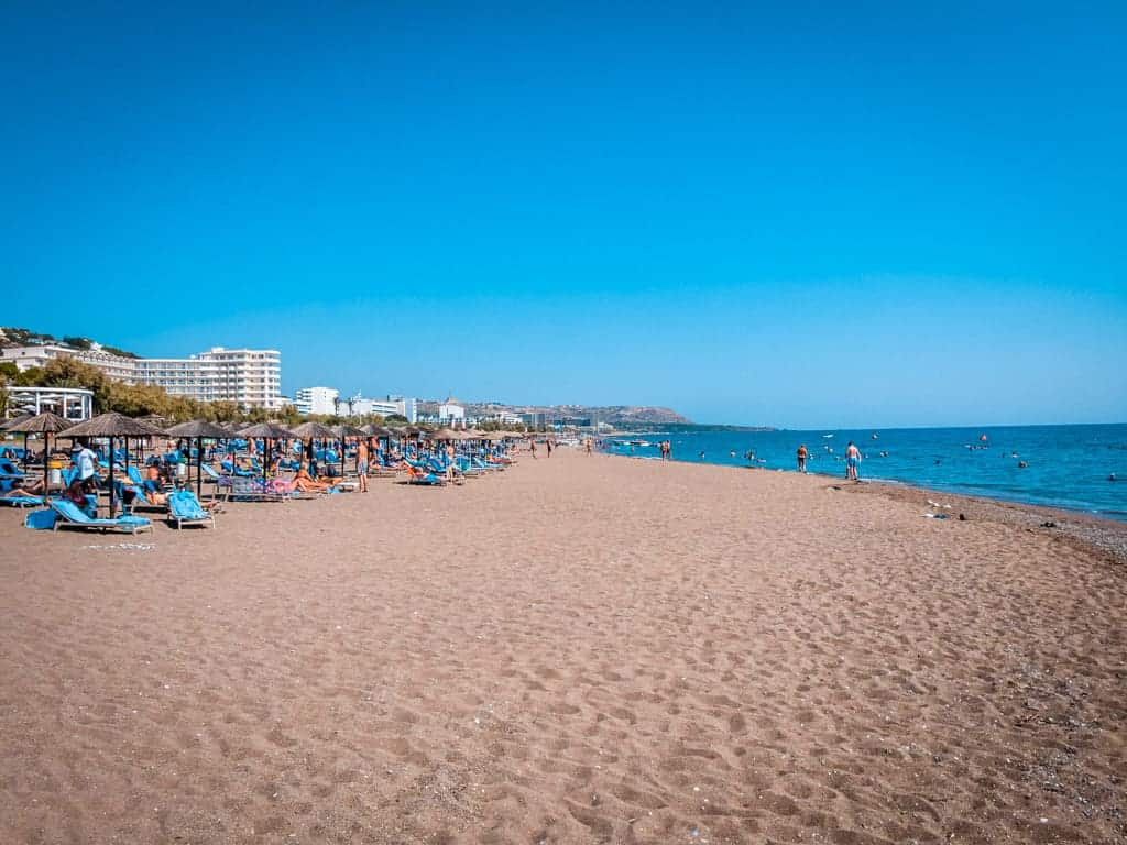 Faliraki Beach Rhodes