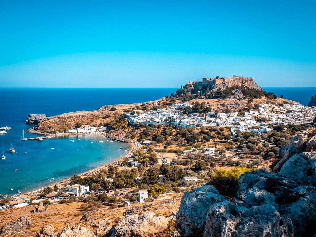 Lindos best time to visit Rhodes