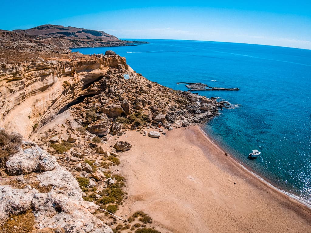 Rhodes Beaches Red Sand Beach