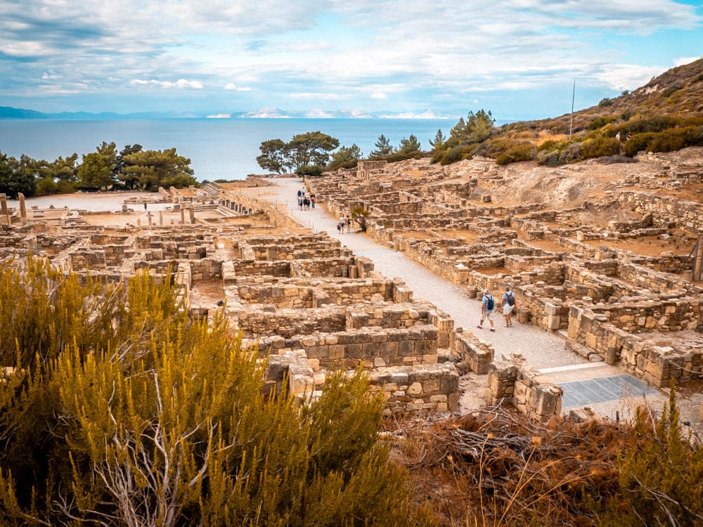 Ancient Kamiros Archaeological site